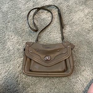 Olive green coach crossbody purse